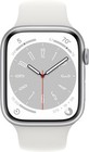 Apple Watch  gps   Lte  Series 8 45mm Silver Aluminum Case White Sport Band