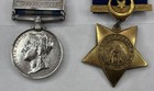 British Egypt Medal Suakin 1885 Clasp   Khedive Star 1884-86 J Moore 5th Lancers