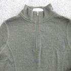Smartwool Shirt Kids Small Green 1 4 Zip Merino Wool Base Layer Long Sleeve