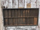 Hamilton Wooden Printers Drawer Letterpress Printer Tray Typeset Long Sections 9