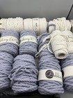Macrame Cord Lot 9 Mm 5 Mm White Purple Mixed Lot Of 10 Plus Extra