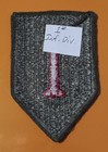 Vietnam War Us 1st Infantry Division Patch Red 1    116
