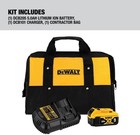 Dewalt Dcb205 20v Li-ion 5 0ah Battery   Charger And Tool Bag - Great Gift