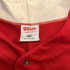 Old Wilson Ncaa Game Worn Illinois State Redbirds Baseball Jersey  45 Sz 46