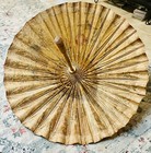 Antique Asian China Beautiful Colours Handmade Paper Umbrella     super Cute   