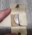 Billiken Pocket Piece Good Luck Token Coin 1908 Chicago In Vtg 4fold Pouch