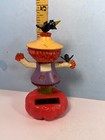 Solar Dancing Halloween Scarecrow Girl On Pumpkin Solar Toy Fgs 2016 Nos