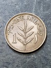 1927 Israel Palestine British Mandate 1 Mil  Bronze Coin  0ngtr