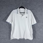 Wimbledon Championships Shirt Mens Xxl White Tennis Polo 100  Cotton Logo