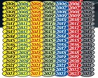 Car Dealer Oval Model Year Stickers  Windshield Stickers For Car Lot