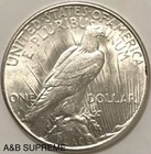  1  1921-1935 Peace Dollar From Obw Estate Roll Au Bu Uncirculated 90  Silver