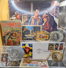 Western Americana Mega Lot  John Wayne Franklin Mint Pocket Watch  Tom Mix Books