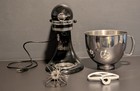 Kitchenaid Artisan Series 5 Quart Tilt-head Stand Mixer Black Bowl   Attachments