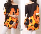 Au Stock Women Knitted Long Sleeve Loose Pullover Casual Sweater Jumper Top T153