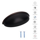 Swiss Kelly Oil Rubbed Bronze Satin Nickel Kitchen Cabinet Handles Drawer Pulls