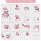 Babyliebe High Chair Pink Convertible