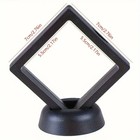 10 Pcs 3d 2 75  Floating Coin Display Frame Stand Holder Case For Jewelry Coins