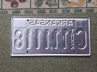Arkansas License Plate With 5 Of A Kind--- C-111118--5 Aces  