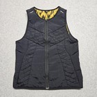 Nike Aerolayer Running Vest Mens Medium Reversible Yellow Black Lightweight