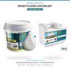 Epoxy Floor Coating Kit  Colored Sand Paint   3kg Primer   6 Colors  3 Sizes Diy