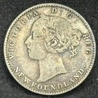 1894 Canada New Foundland Silver 10 Cents Dime Vf   Beautiful Coin 