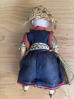 Antique German Bisque Doll Composition Body Fixed Glass Eyes 6 7 In 17cm Me