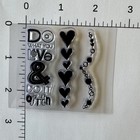 Clear Rubber Stamps Lot Of 31 Various Styles New Sealed And Stamping Blocks