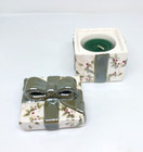 Yankee Candle Gift Box Present Tealight Ceramic Candle Holder Candle Included