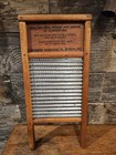 Vintage Dubl Handi Washboard Co Columbus Ohio Wash Board 18  X 8 1 2 