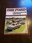 Lot Of 7 1981 Ford Sales Brochures Bronco  Pickup  4-wheeler  Club Wagon