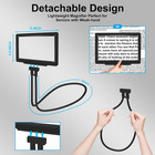 5x Hands Free Magnifying Glass For Reading neck Wear Full Page Magnifier large R