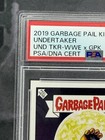 2019 Topps Garbage Pail Kids Wwe Undead Taker Undertaker Auto Psa 9 Mint  13 Gpk