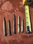 Lot Of 5 Vintage Bullet Pencils     Wwii Era Military Style     Metal Mechanical