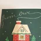 Amazing Vtg Christmas Card From 1940 s-50 s Creative Pop Up Brick Home
