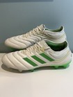 Adidas Copa 19 1 Fg White Solar Lime Bb9186 Fusionskin Men   s Size 9 5