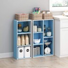 Luder Book Shelf  3-cube Bookshelf  Bookcase With Open Shelves  9 3 X 12 X 31 5 