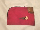 Vintage Locking Bank Deposit Bag W  Key Equitable Trust Bank Baltimore Md 10 x7 