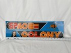 Vintage Space Colony Plexiglass Marquee Arcade Video Game