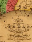 1835 Texas  Indian Territory   Mexican States Map Wall Map - 20x24