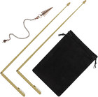 3 Pieces Divining Rods Copper And Dowsing Pendulum For Ghost Hunting  Energy    