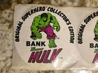 Original Nos Stickers 1978 Incredible Hulk Superhero Piggy Bank  Marvel Comics