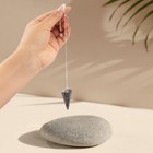 Indigo Gabbro Pendulum Crystal Stone  Faceted Pendulum Divination Tools  Dowsing
