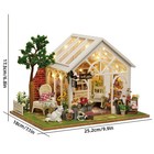 Sunshine Greenhouse Dollhouse Kit - Miniature Wizardi Roombox Kit F07m51-59-a   
