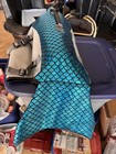 Outward Hound Dog Life Jacket Vest Mermaid Reflective Blue gray - Size 2xl - New
