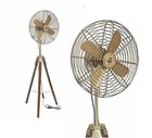 Antique Tripod Fan With Stand Nautical Floor Fan Vintage Style Home Desk Decor