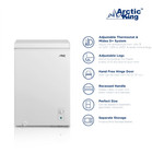 Arctic King 3 5 Cu Ft Convertible Chest Freezer Or Refrigerator  Aerc04m3cww