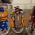  Set Of 5 Vintage 1977 Mcdonald   s Collector Series Glasses 70s Euc