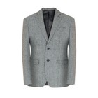 Men s Gray Houndstooth Sports Jacket Single Breasted Notch Lapel Casual New Coat