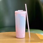 2025 China Starbucks Spring Sakura 24oz Ss Gradual Pink Blue Straw Cup Tumbler