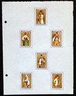 Antique Vintage Matchbox Label Match Box Lot   Folk Dress   Sweden    065